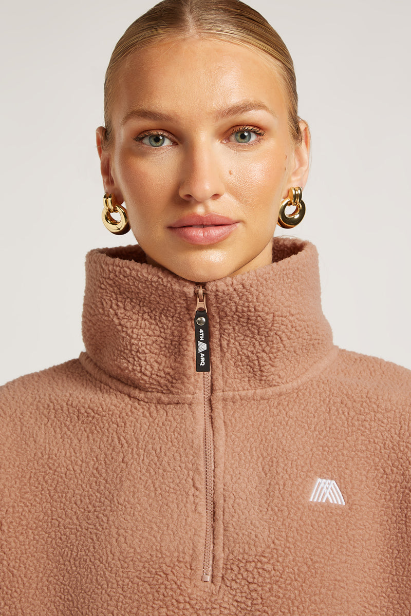 PHOENIX Half-Zip Teddy | 4TH ARQ