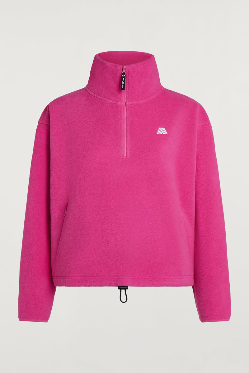 PHOENIX 'Cloud' Half-Zip Hotshot Pink