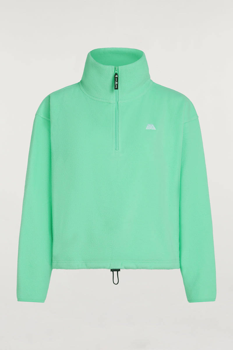 PHOENIX 'Cloud' Half-Zip Sourpop Green
