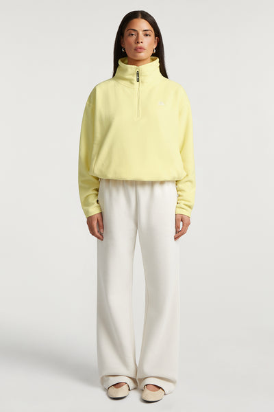 PHOENIX 'Cloud' Half-Zip Fleece Sorbet Yellow | 4TH ARQ