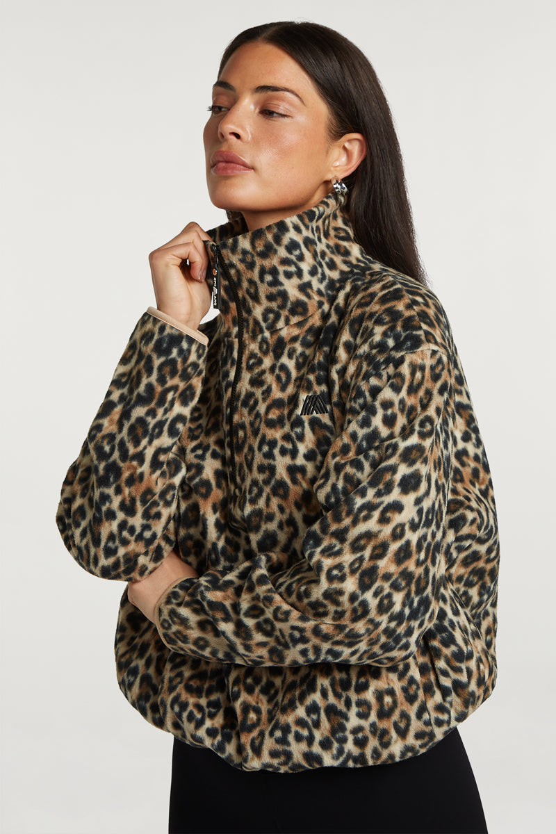 PHOENIX 'Cloud' Half-Zip Fleece True Leo | 4TH ARQ