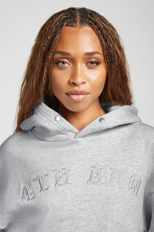 QUINN Hoodie Grey Marl