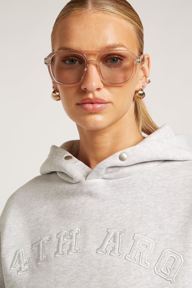 QUINN Hoodie Grey Marl