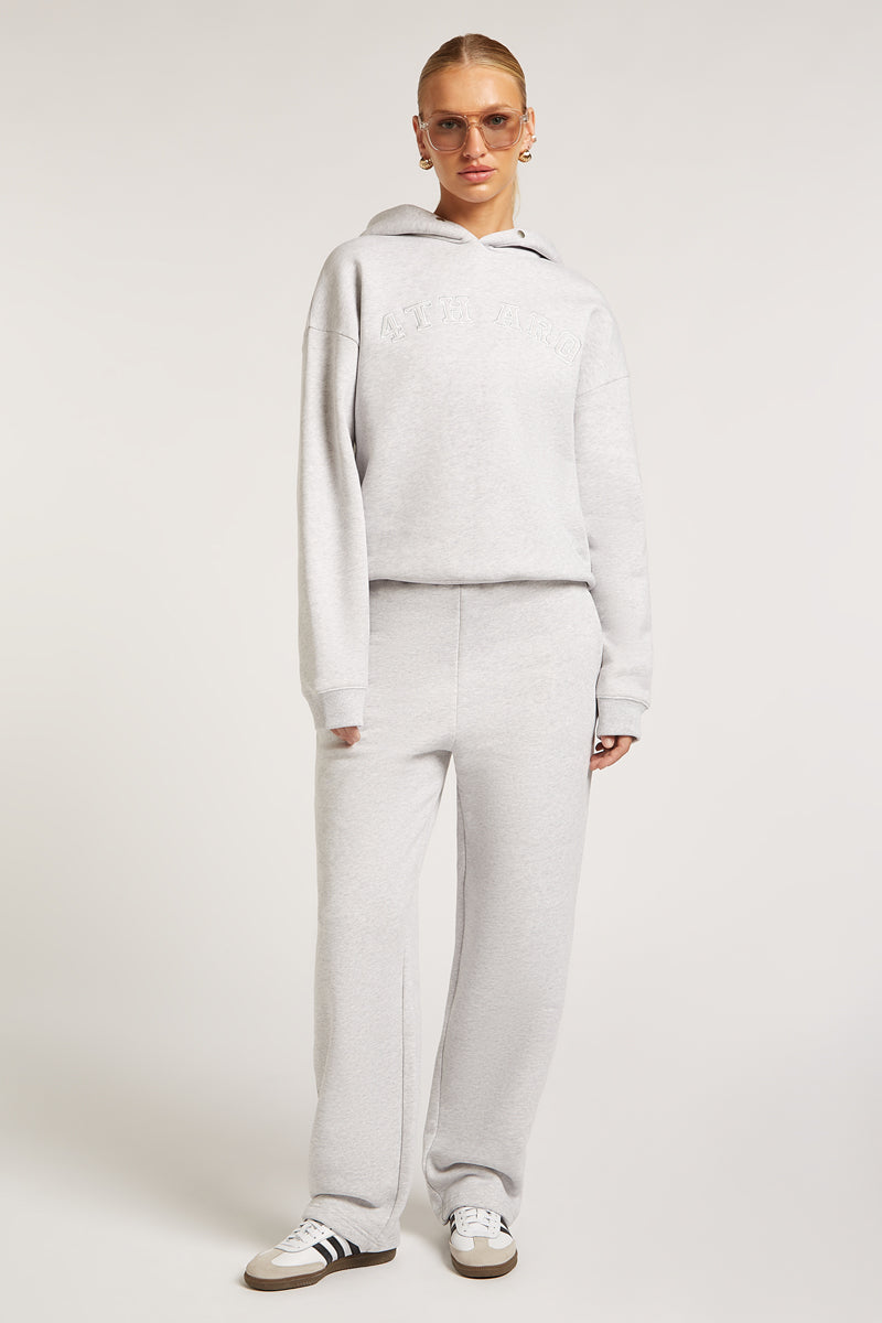 QUINN Hoodie Grey Marl