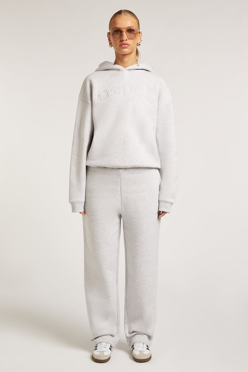 QUINN Hoodie Grey Marl