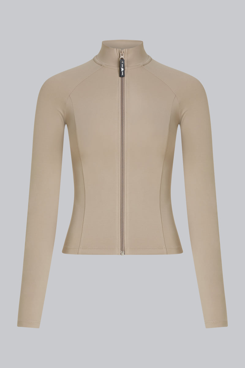 ROBYN Zip Up Jacket Sandstone