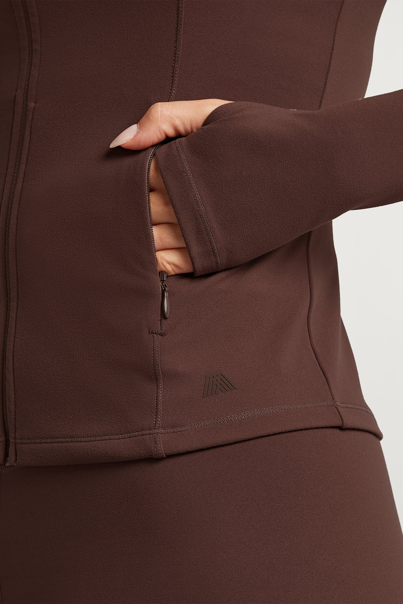 ROWE Full-Zip Jacket Cacao
