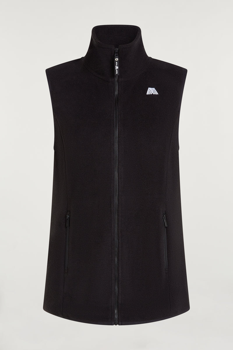 RUE Cloud Fleece Gilet Black