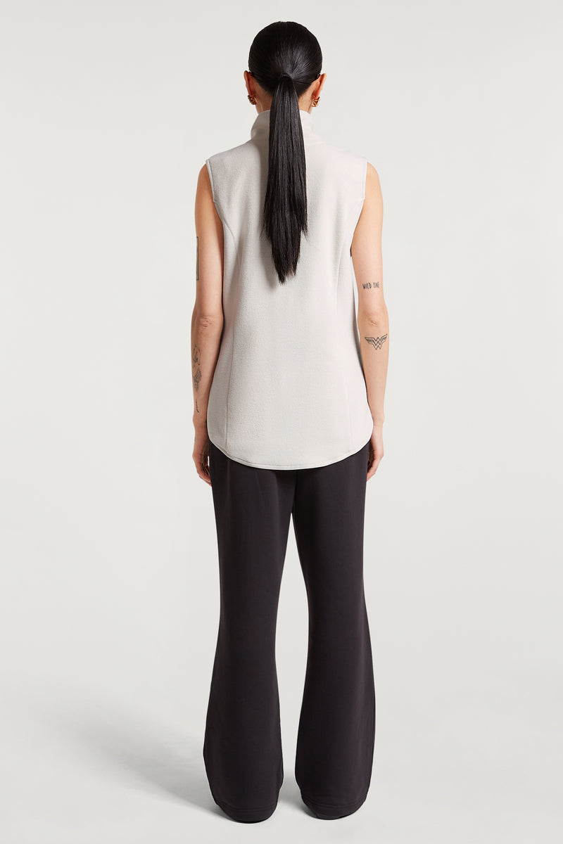 RUE Cloud Fleece Gilet Pebble