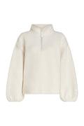 SLOANE Borg Half-Zip Cream