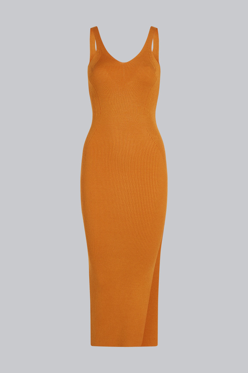 SYDNEY Knit Dress Gold  4TH ARQ