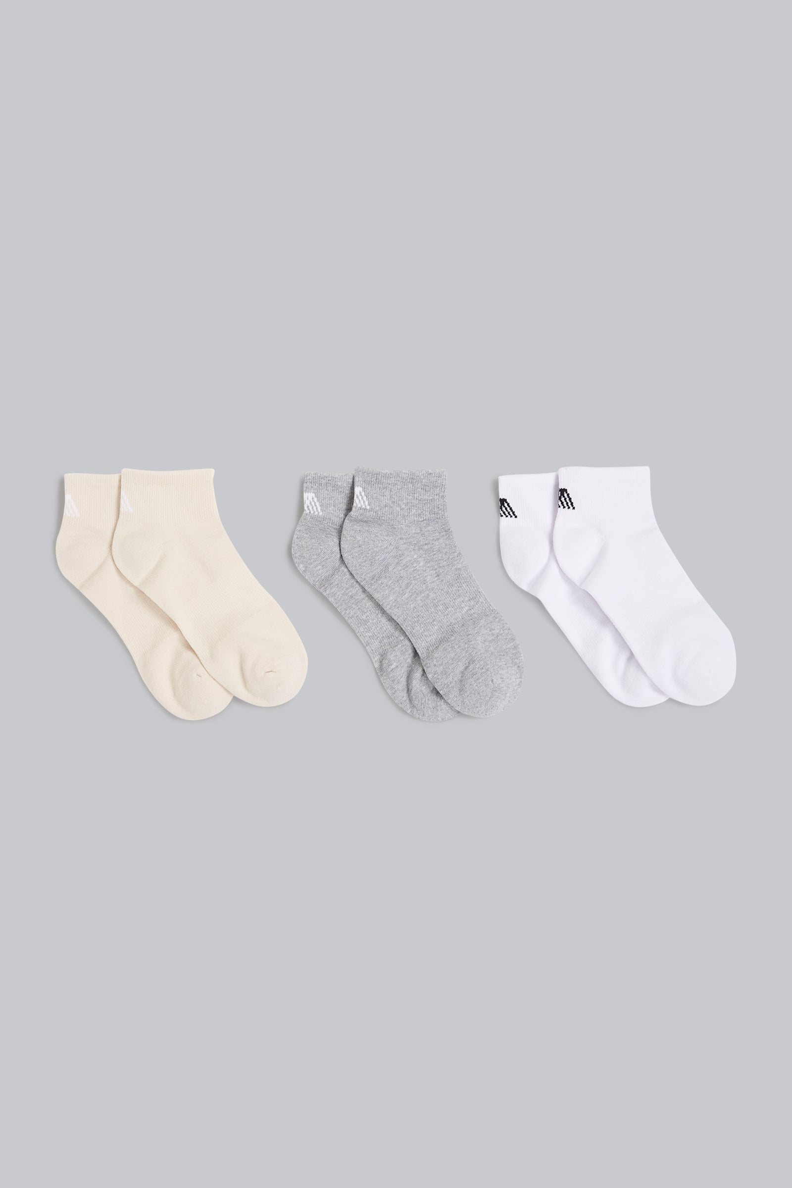 4TH ARQ Branded Trainer Socks Mixed 3 Pack