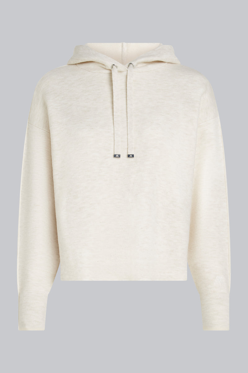 WILLOW Knit Hoodie Cream