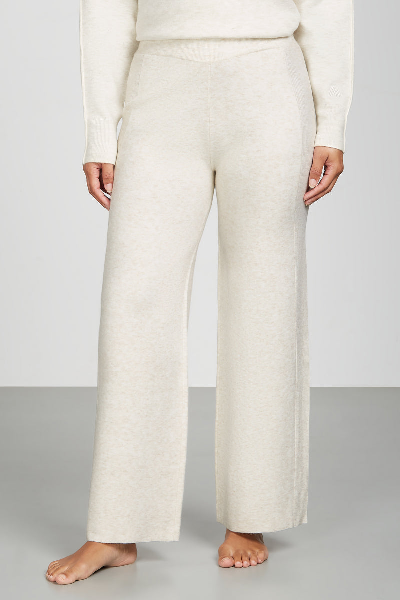 WILLOW Knit Joggers Cream